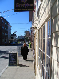 street near the dock