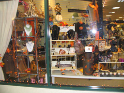 store window inside mall