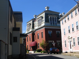 brick building