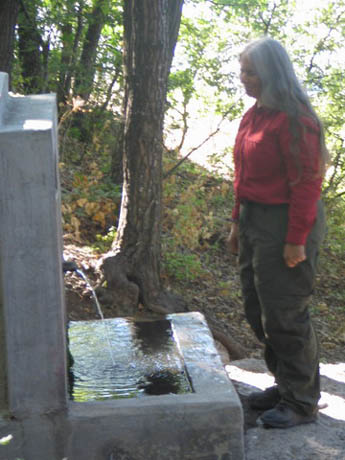 fountain at Yazilikaya
