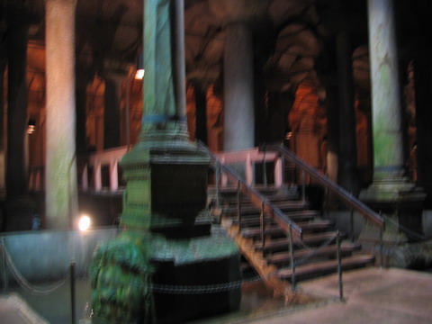 entering promenade of Underground Cistern