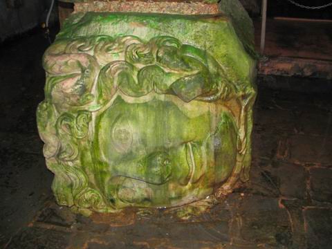 Medusa head on her side