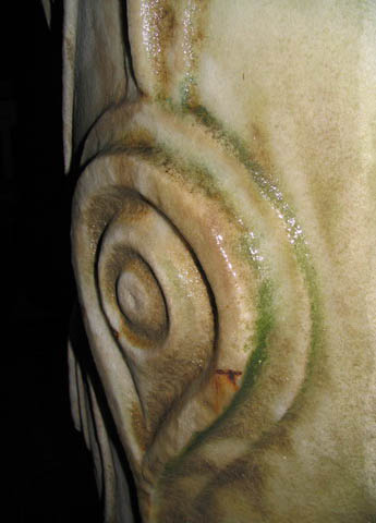 detail of pillar from Goddess temple