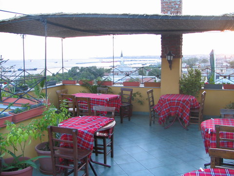 hotel roof top view