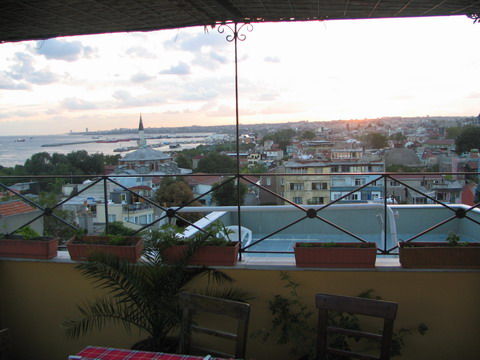 hotel roof top view