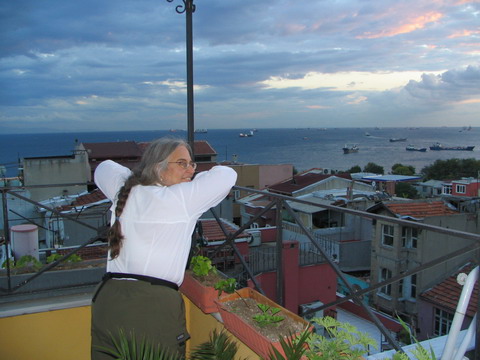 hotel roof top view