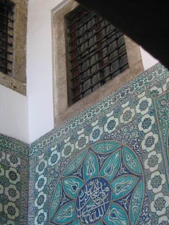 art inside Harem at Topkapa Palace